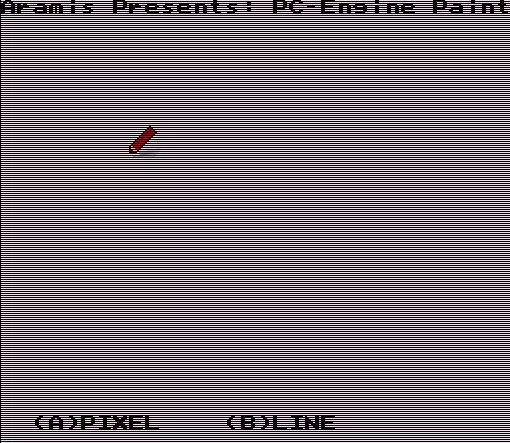 jeu PC-Engine Paint by Aramis